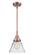 Caden LED Mini Pendant in Antique Copper (405|447-1S-AC-G42-LED)