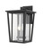 Seoul Two Light Outdoor Wall Sconce in Black (224|571B-BK)
