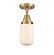 Caden LED Flush Mount in Brushed Brass (405|447-1C-BB-G311-LED)
