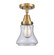 Caden One Light Flush Mount in Brushed Brass (405|447-1C-BB-G192)
