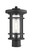 Jordan One Light Outdoor Post Mount Fixture in Black (224|570PHM-BK)