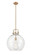 Downtown Urban LED Pendant in Brushed Brass (405|410-1S-BB-16CL)