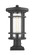 Jordan One Light Outdoor Pier Mounted Fixture in Black (224|570PHB-533PM-BK)