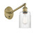 Ballston One Light Wall Sconce in Antique Brass (405|317-1W-AB-G342)