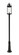 Roundhouse One Light Outdoor Post Mounted Fixture in Black (224|569PHXL-511P-BK)