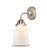 Nouveau 2 One Light Wall Sconce in Brushed Satin Nickel (405|288-1W-SN-G181)