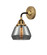 Nouveau 2 LED Wall Sconce in Black Antique Brass (405|288-1W-BAB-G173-LED)