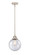 Nouveau 2 One Light Mini Pendant in Polished Nickel (405|288-1S-PN-G204-8)