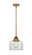 Nouveau 2 One Light Mini Pendant in Brushed Brass (405|288-1S-BB-G72)