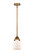 Nouveau 2 LED Mini Pendant in Brushed Brass (405|288-1S-BB-G51-LED)