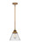 Nouveau 2 One Light Mini Pendant in Brushed Brass (405|288-1S-BB-G44)