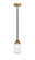 Nouveau 2 LED Mini Pendant in Black Antique Brass (405|288-1S-BAB-G312-LED)