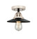Nouveau 2 LED Semi-Flush Mount in Black Polished Nickel (405|288-1C-BPN-M6-BK-LED)
