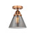 Nouveau 2 LED Semi-Flush Mount in Antique Copper (405|288-1C-AC-G43-LED)