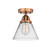 Nouveau 2 LED Semi-Flush Mount in Antique Copper (405|288-1C-AC-G42-LED)