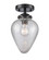 Nouveau LED Semi-Flush Mount in Oil Rubbed Bronze (405|284-1C-OB-G165-LED)