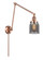 Franklin Restoration One Light Swing Arm Lamp in Antique Copper (405|238-AC-G53)