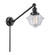 Franklin Restoration One Light Swing Arm Lamp in Matte Black (405|237-BK-G532)