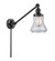 Franklin Restoration One Light Swing Arm Lamp in Matte Black (405|237-BK-G192)