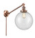 Franklin Restoration LED Swing Arm Lamp in Antique Copper (405|237-AC-G204-10-LED)