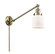 Franklin Restoration LED Swing Arm Lamp in Antique Brass (405|237-AB-G51-LED)