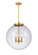 Franklin Restoration LED Pendant in Satin Gold (405|221-3S-SG-G202-18-LED)