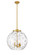 Ballston Three Light Pendant in Satin Gold (405|221-3S-SG-G1215-16)