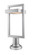 Luttrel LED Outdoor Pier Mounted Fixture in Silver (224|566PHBR-553PM-SL-LED)