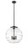 Ballston LED Pendant in Matte Black (405|221-3S-BK-G1213-18-LED)