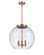 Ballston LED Pendant in Antique Copper (405|221-3S-AC-G124-16-LED) Ballston LED Pendant in Antique Copper (405|221-3S-AC-G124-16-LED)