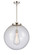 Franklin Restoration LED Pendant in Polished Nickel (405|221-1S-PN-G204-18-LED)