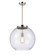 Ballston One Light Pendant in Polished Nickel (405|221-1S-PN-G122-16)