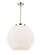 Essex One Light Pendant in Polished Nickel (405|221-1S-PN-G121-18)