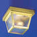 Outdoor Polished Brass One Light Ceiling Mount in Polish Brass (223|V7231-2)