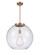 Essex LED Pendant in Antique Copper (405|221-1S-AC-G122-18-LED)