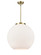 Ballston One Light Pendant in Antique Brass (405|221-1S-AB-G121-18)