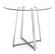 Lemon Drop Counter Table in Chrome, Clear (339|601102)
