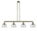 Franklin Restoration LED Island Pendant in Antique Brass (405|214-AB-G74-LED)