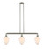 Franklin Restoration LED Island Pendant in Brushed Satin Nickel (405|213-SN-G661-7-LED)
