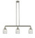 Franklin Restoration LED Island Pendant in Brushed Satin Nickel (405|213-SN-G302-LED)