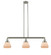 Franklin Restoration Three Light Island Pendant in Brushed Satin Nickel (405|213-SN-G171)