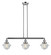 Franklin Restoration Three Light Island Pendant in Polished Nickel (405|213-PN-G532)