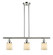 Franklin Restoration Three Light Island Pendant in Polished Nickel (405|213-PN-G51)