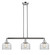 Franklin Restoration Three Light Island Pendant in Polished Chrome (405|213-PC-G72)