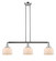 Franklin Restoration Three Light Island Pendant in Polished Chrome (405|213-PC-G71)