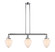 Franklin Restoration Three Light Island Pendant in Polished Chrome (405|213-PC-G661-7)