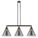 Franklin Restoration Three Light Island Pendant in Oil Rubbed Bronze (405|213-OB-G43-L)