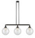 Franklin Restoration Three Light Island Pendant in Oil Rubbed Bronze (405|213-OB-G202-10)