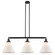 Franklin Restoration LED Island Pendant in Matte Black (405|213-BK-G41-L)