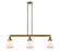Franklin Restoration LED Island Pendant in Brushed Brass (405|213-BB-G191-LED)